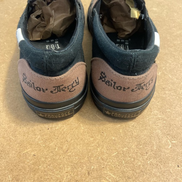 Vintage 2003 Mens Size 6 Women’s 7.5 Sailor Jerry Slip On Converse Shoes - Picture 12 of 12